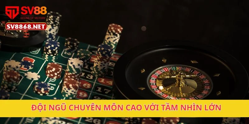 Đội ngũ chuyên môn cao với tầm nhìn lớn